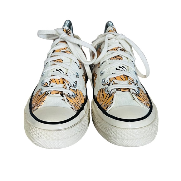 Converse Women's Chuck 70 Low "Vintage Floral " Egret/Sunflower 568375C … - Picture 4 of 12